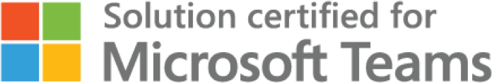 Solution certified for Microsoft Teams