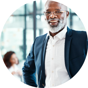 Man smiling