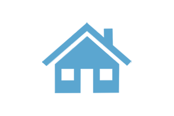 House icon, light blue