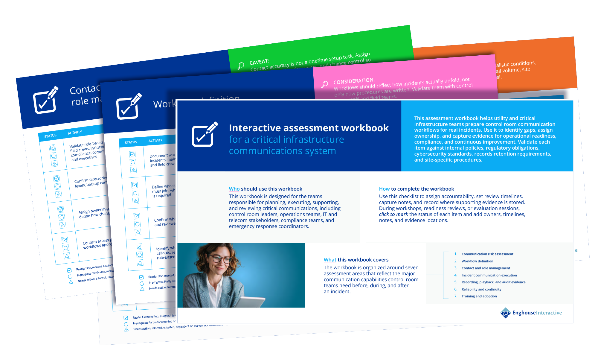 spread interactive assessment workbook page screenshots